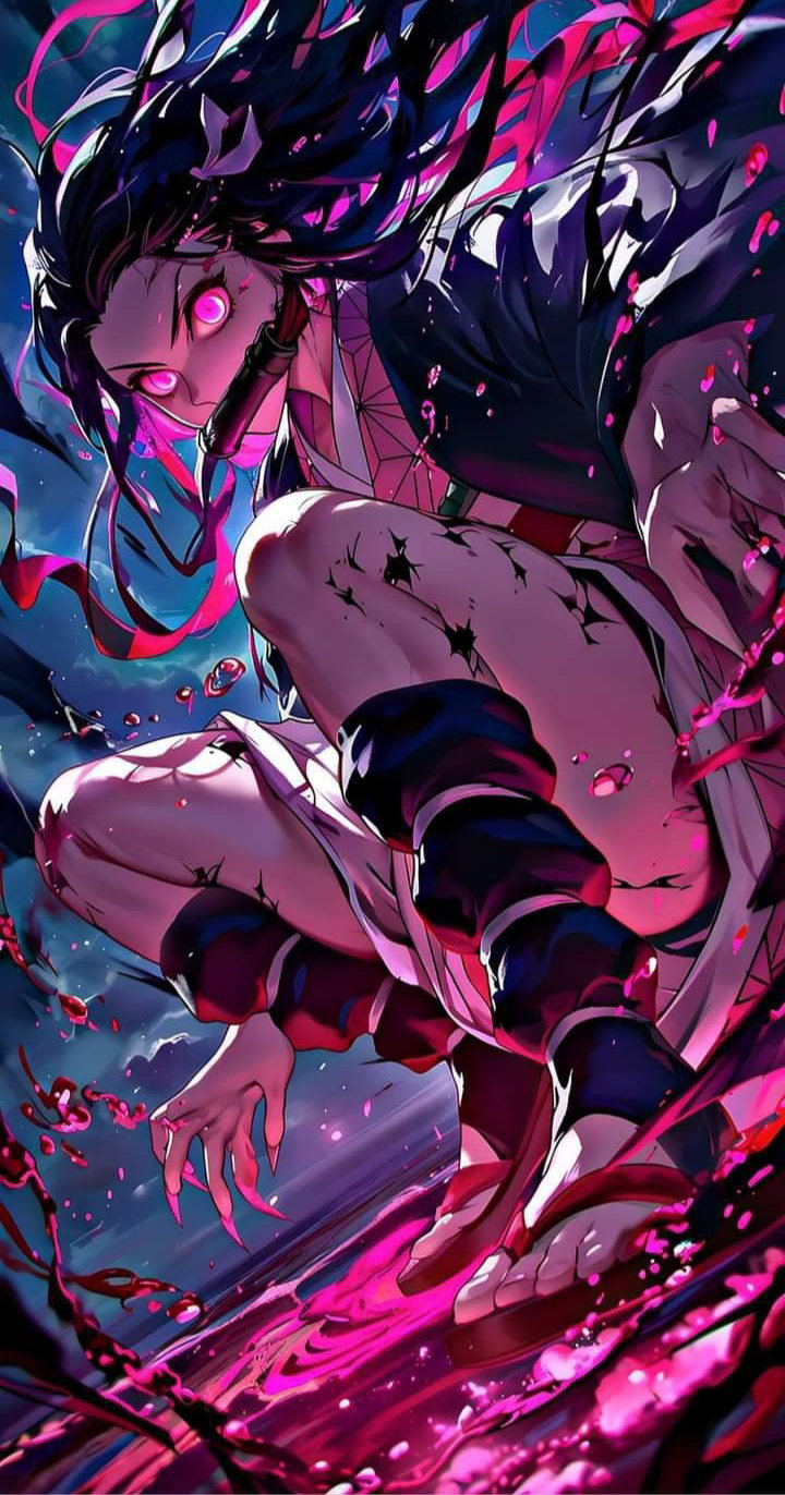 Nezuko Kamado, an AI character on SpicyChat