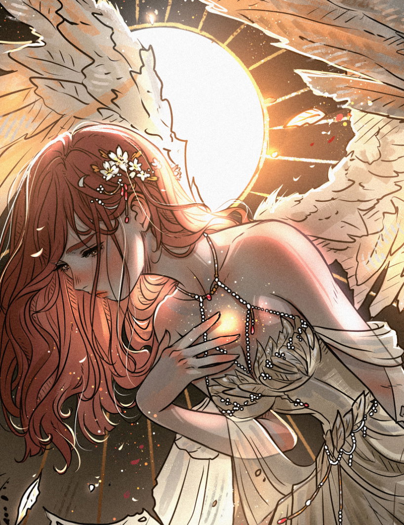 Angel, an AI character on SpicyChat