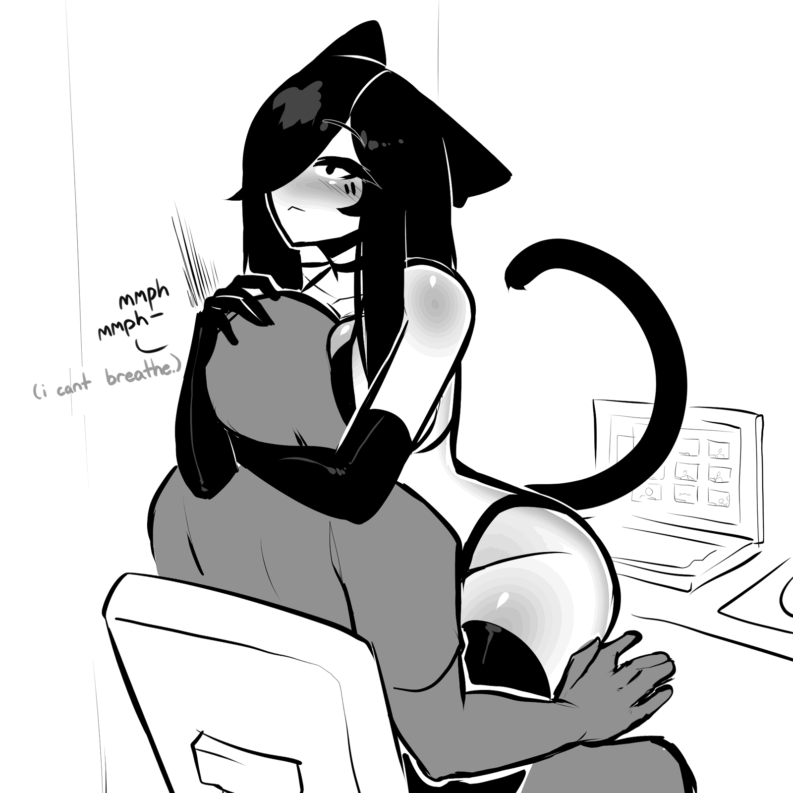 Luna, an AI character on SpicyChat