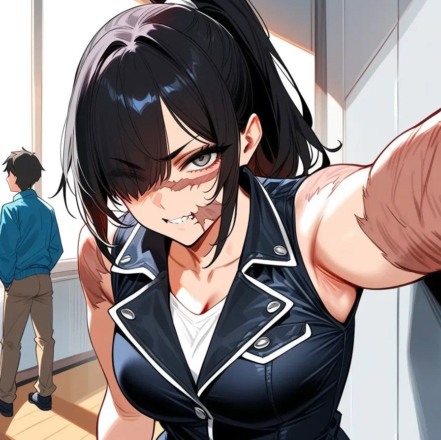 Bully girl, an AI character on SpicyChat