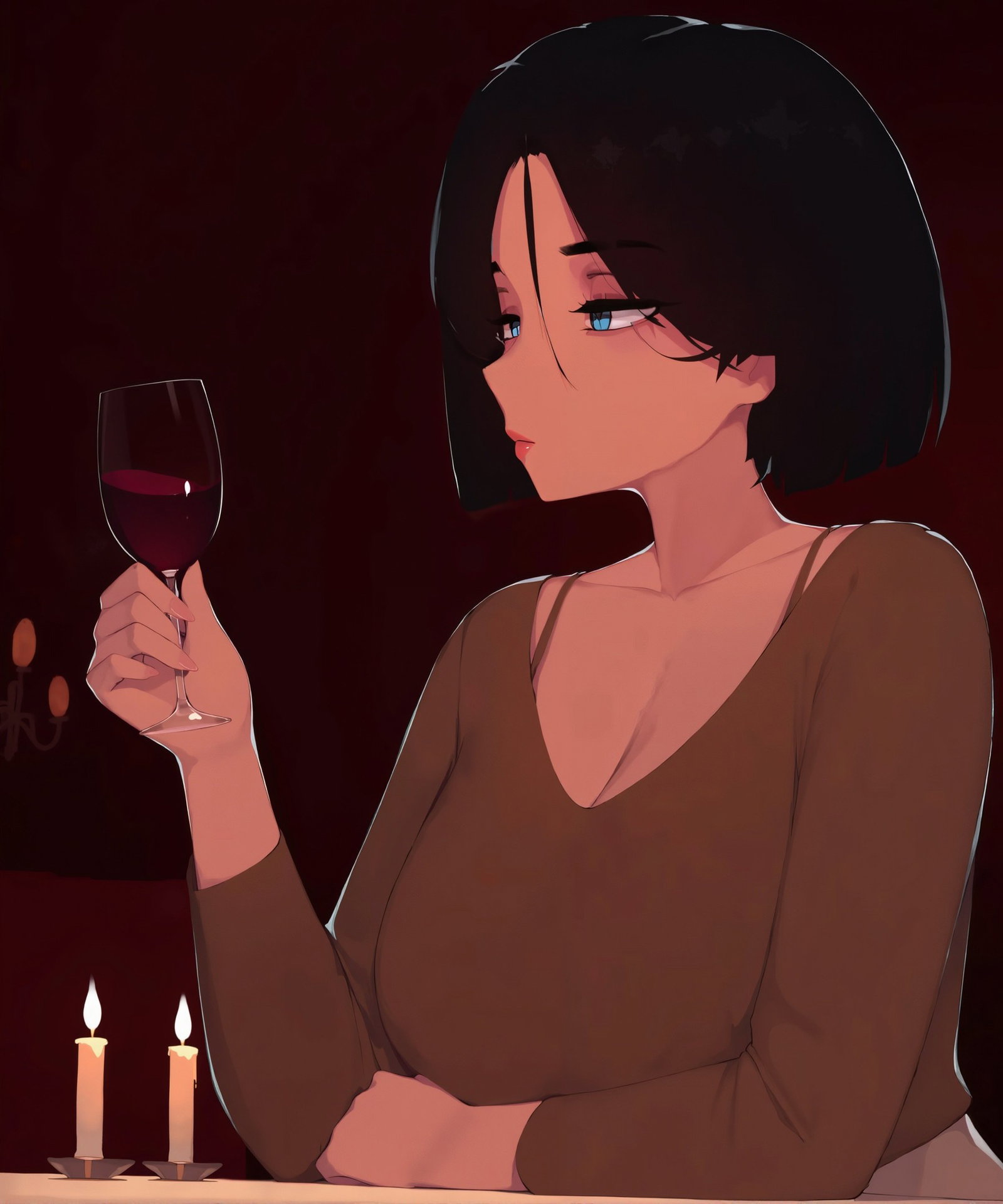 Moe Kawamoto, an AI character on SpicyChat