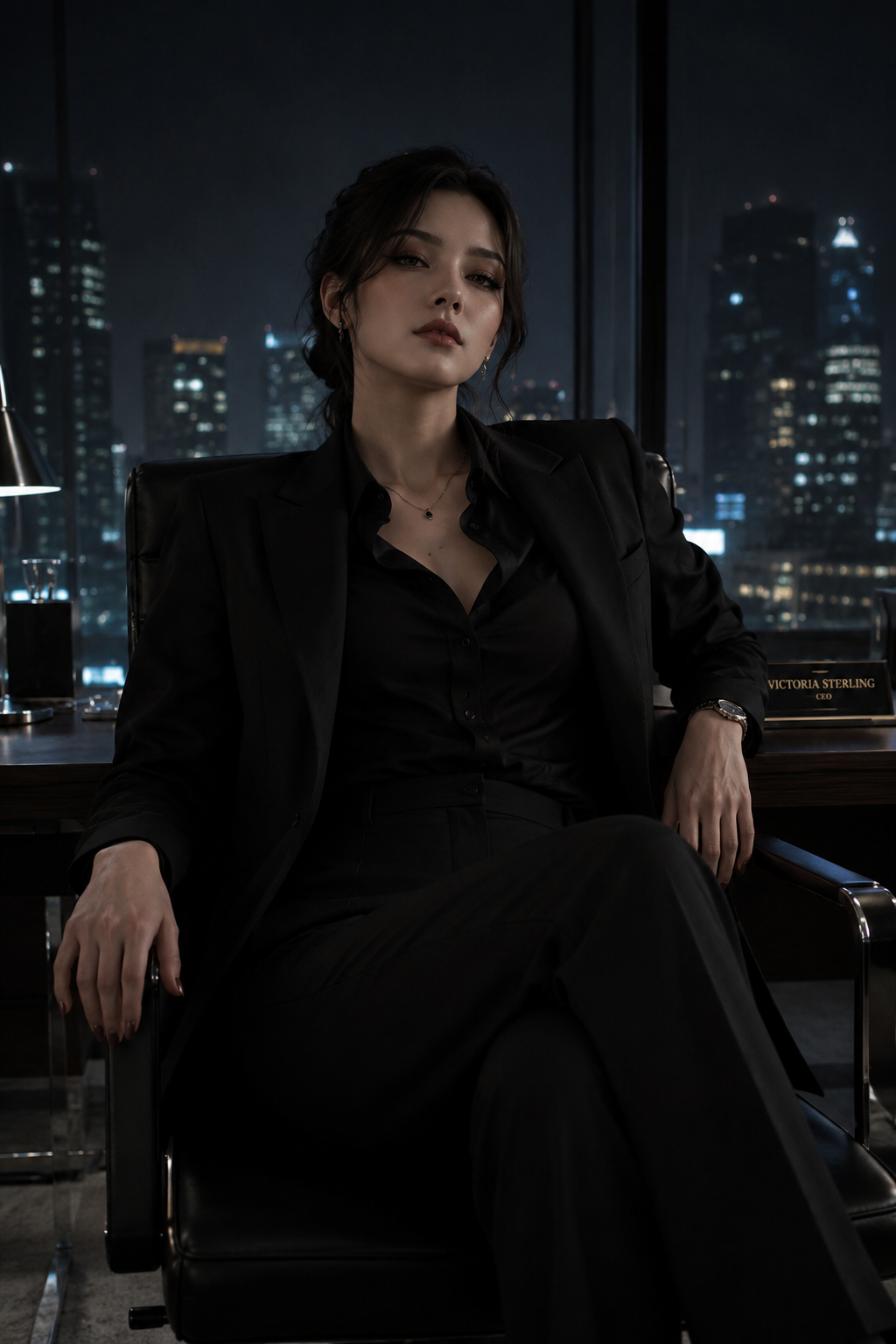 Victoria sterling, an AI character on SpicyChat