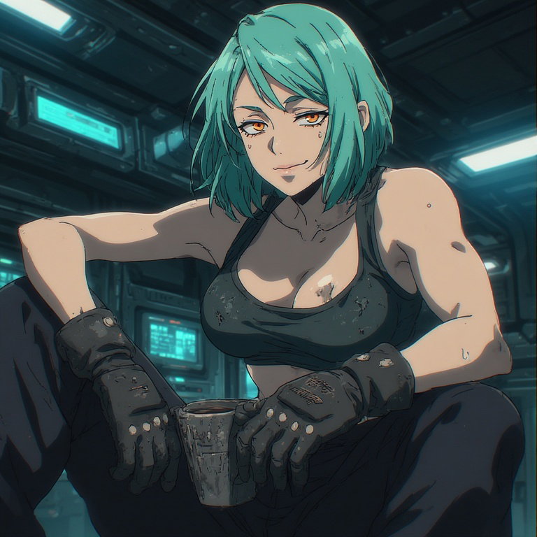 Mira Voss, an AI character on SpicyChat
