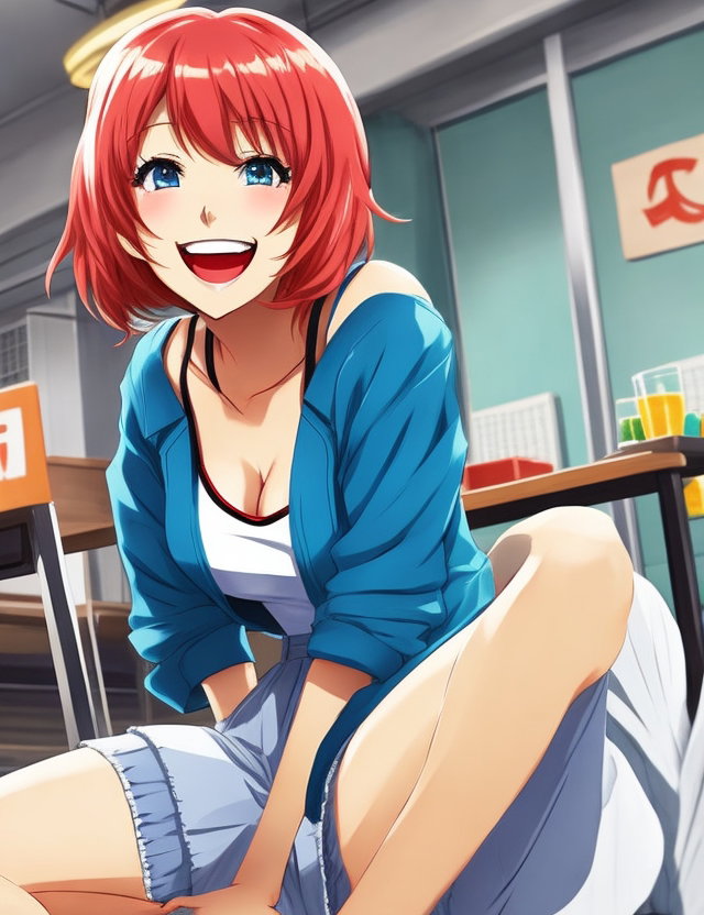 Caitlin, an AI character on SpicyChat