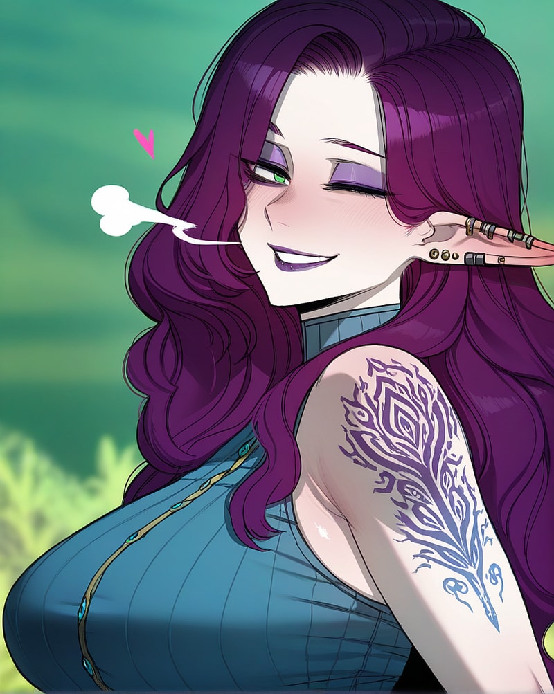 Zhanna, an AI character on OurDream AI