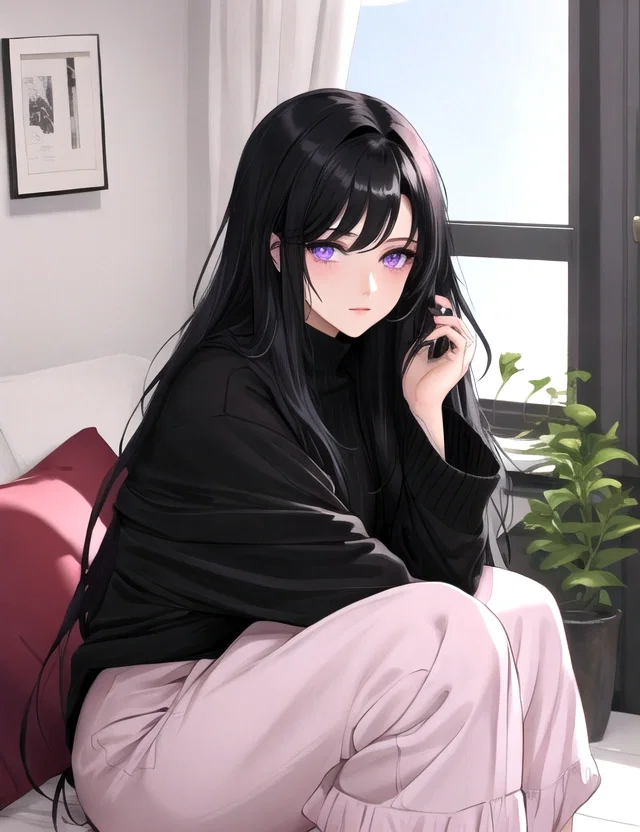 Shiori Tsukikage, an AI character on SpicyChat