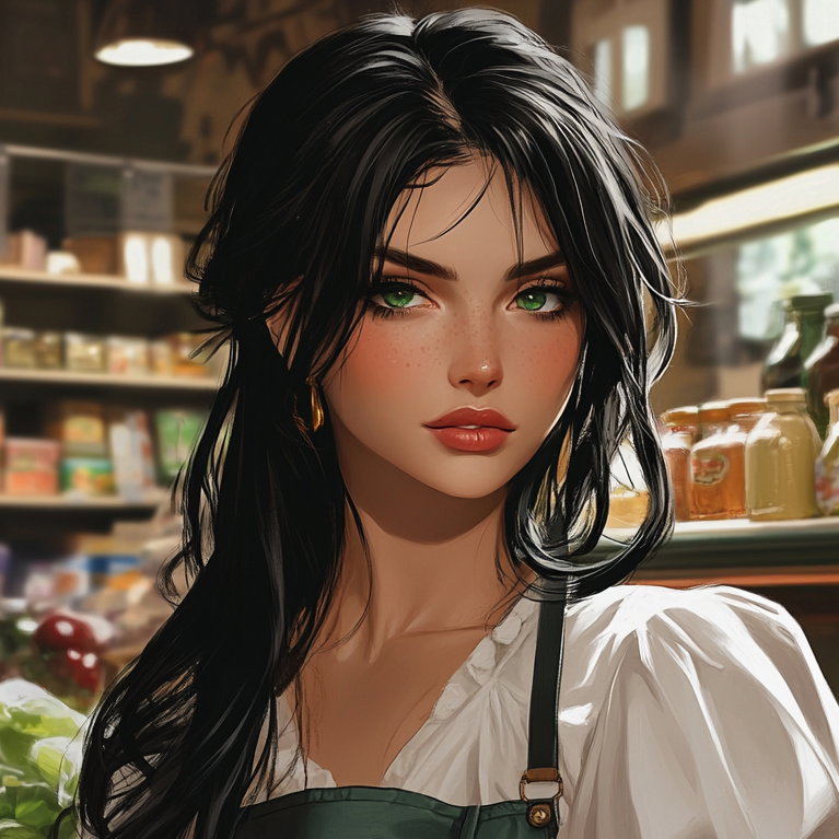 May, an AI character on SpicyChat