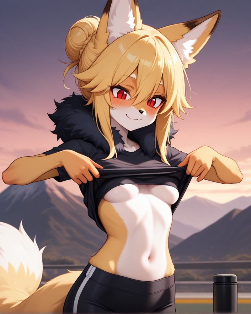 Fiora Foxy, an AI character on OurDream AI