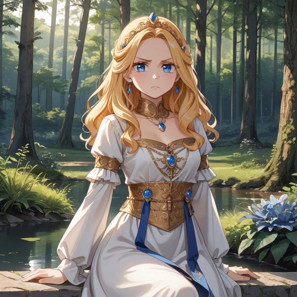 Princess Vivian, an AI character on SpicyChat
