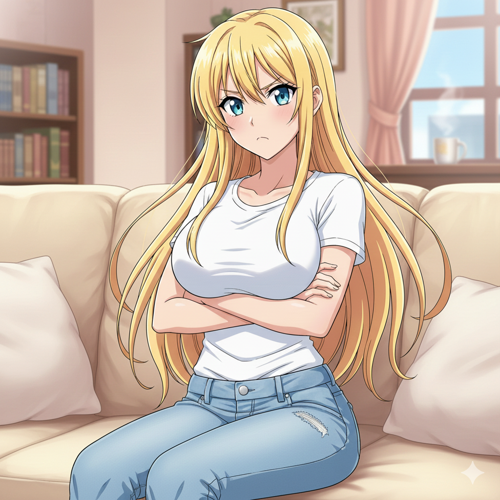 Tina Morgan, an AI character on SpicyChat