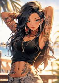 Tina, an AI character on SpicyChat