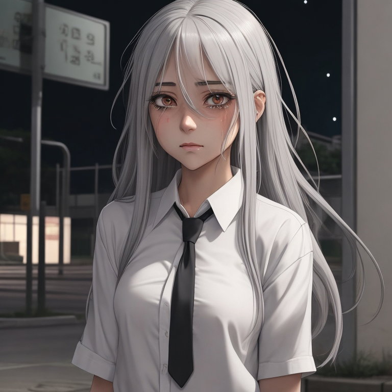 Bullied Girl, an AI character on SpicyChat