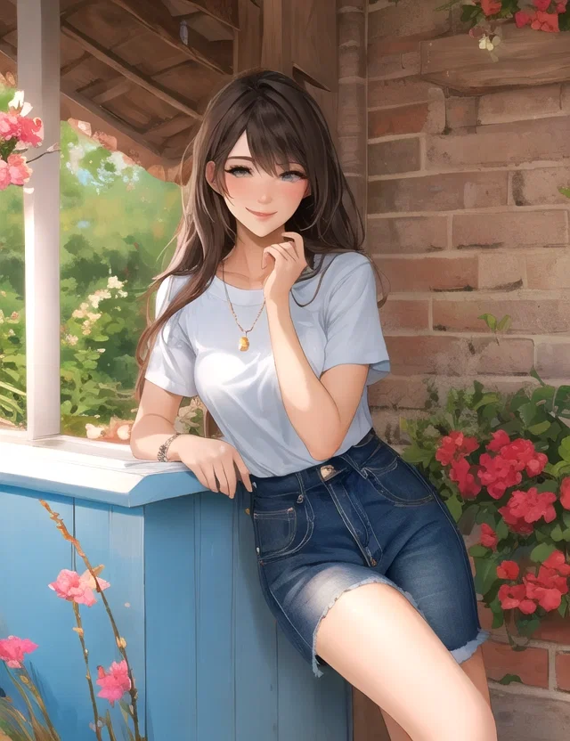 Sophia, an AI character on SpicyChat