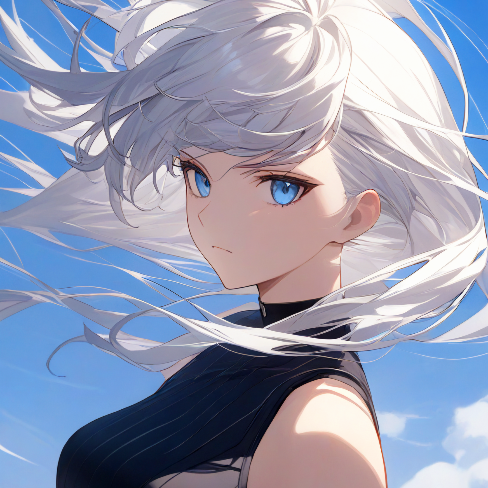 Saori, an AI character on SpicyChat