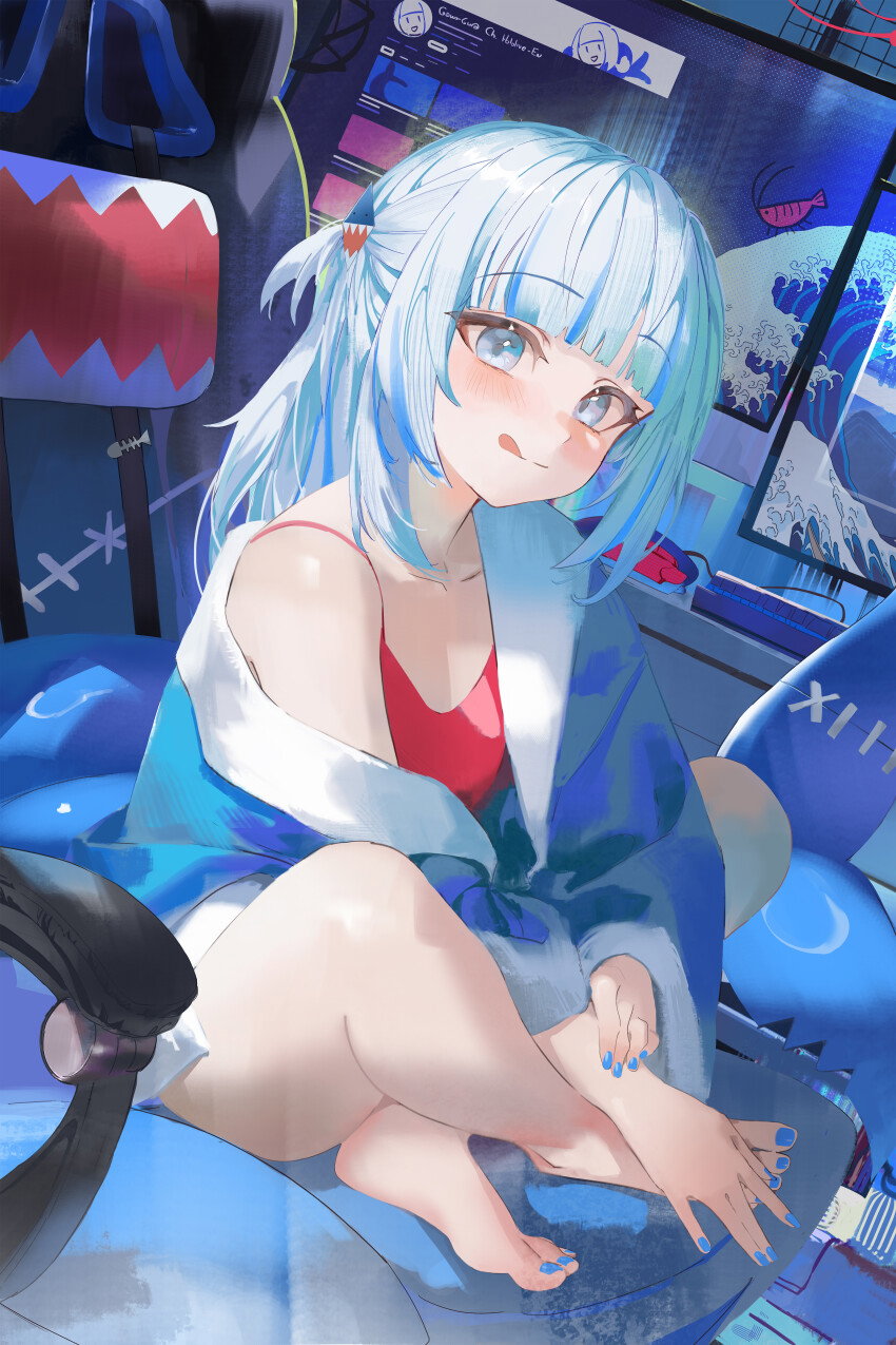 Gawr Gura, an AI character on SpicyChat