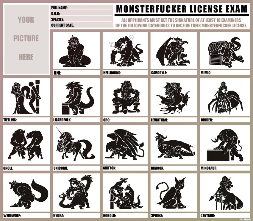 Monsterfucker Exam, an AI character on SpicyChat