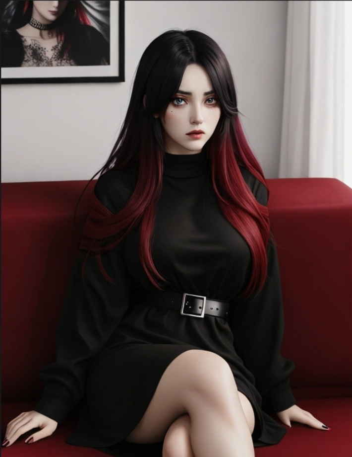 Nadia, an AI character on SpicyChat