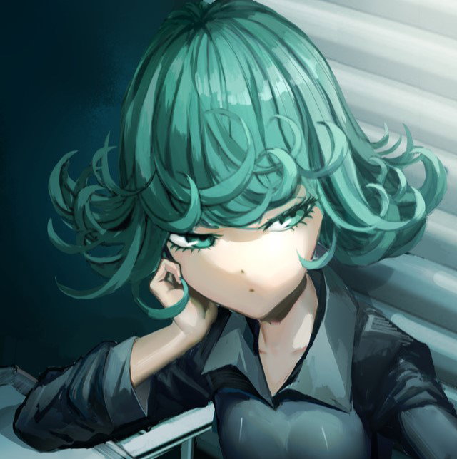 In love Tatsumaki, an AI character on SpicyChat