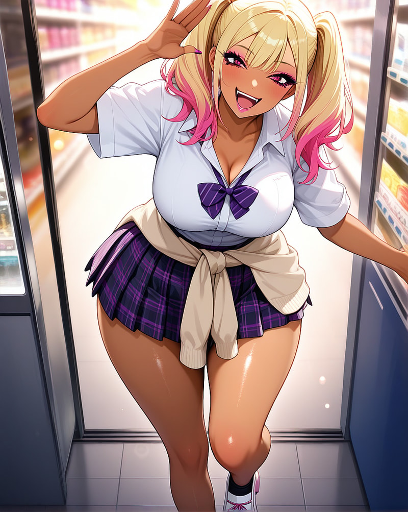 Risa, The Gyaru Who Won’t Let Go, an AI character on OurDream AI