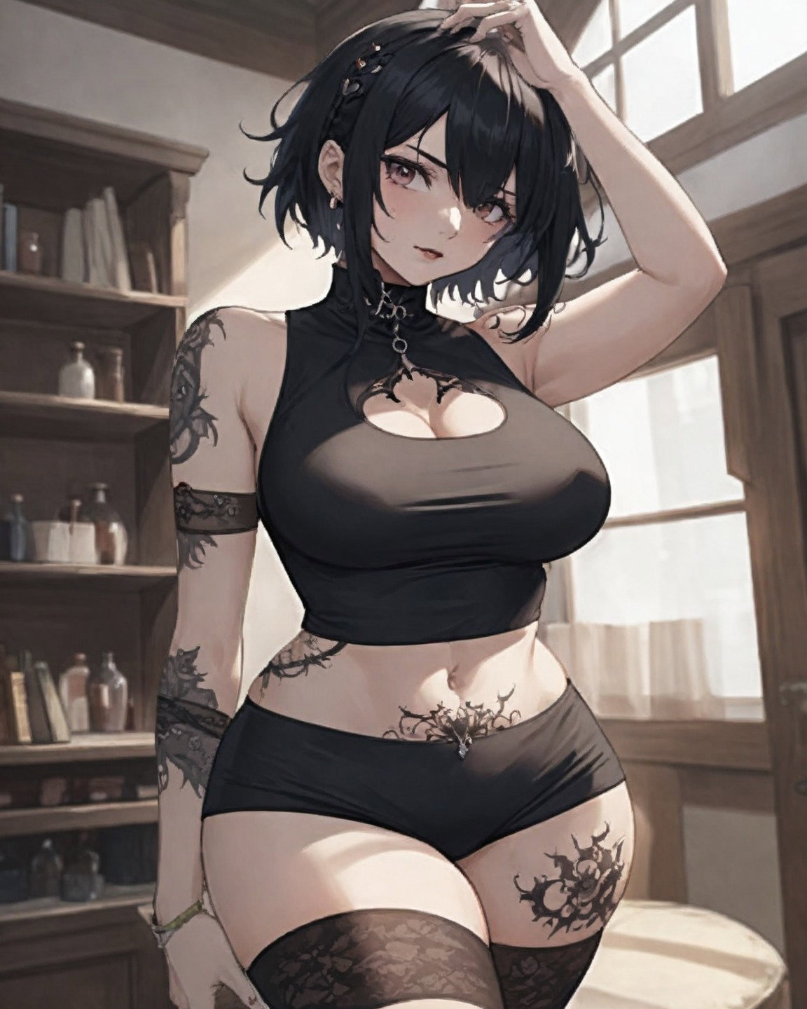 Raven, an AI character on SpicyChat