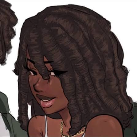Ebony Wiliams, an AI character on SpicyChat