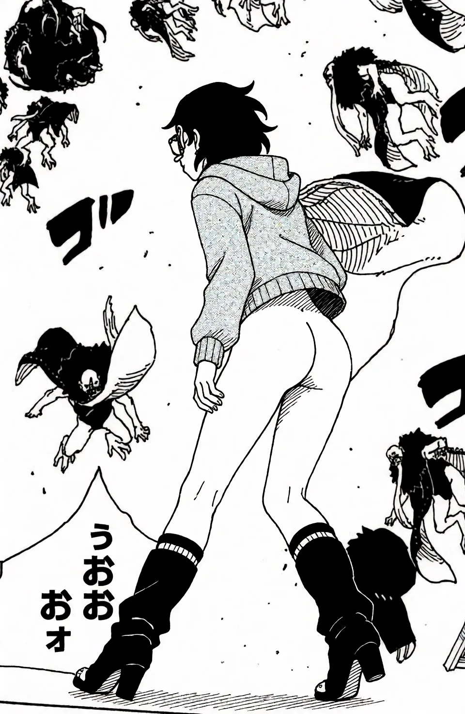 Redraw the entire picture as a black and white manga page: crisp black ink line art, no colour anywhere, flat halftone screentone shading, hatched shadows and clean white highlights, in the look of a printed manga panel. The background is drawn in the same style. Nothing in the frame keeps its photographic appearance. Above all, the picture must show: Удали одежду с девушки.
