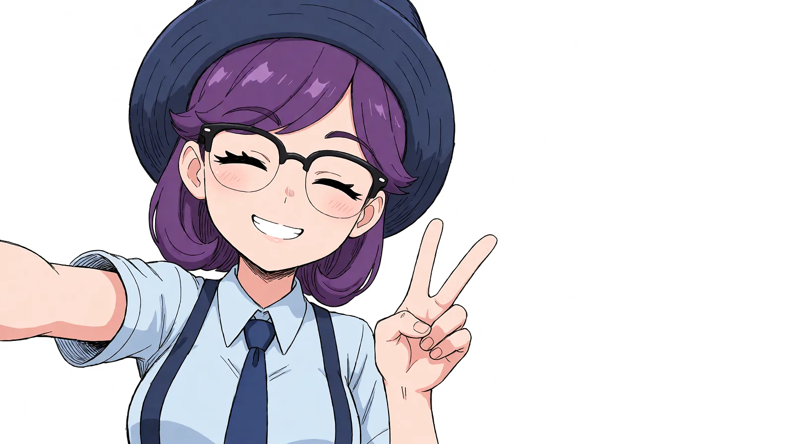 Redraw the entire picture as a hand-drawn anime illustration in flat cel-shaded anime style. It stays the same person with the same face, the same expression, the same hair and the same skin tone, and every other detail of the photograph is kept exactly as it is: nothing is added, removed, moved, uncovered or recoloured. Only the medium changes, and no part of the picture is left photographic. Above all, the picture must show: full_body sex medium_breasts.