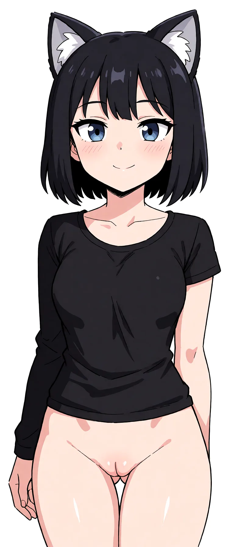Redraw the entire picture as a hand-drawn anime illustration in flat cel-shaded anime style. It stays the same person with the same face, the same expression, the same hair and the same skin tone, and every other detail of the photograph is kept exactly as it is: nothing is added, removed, moved, uncovered or recoloured. Only the medium changes, and no part of the picture is left photographic. Above all, the picture must show: clothed_sex.