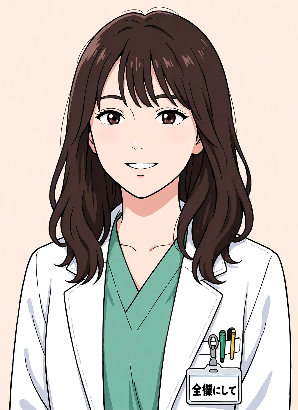 Redraw the entire picture as a hand-drawn anime illustration in flat cel-shaded anime style. It stays the same person with the same face, the same expression, the same hair and the same skin tone, and every other detail of the photograph is kept exactly as it is: nothing is added, removed, moved, uncovered or recoloured. Only the medium changes, and no part of the picture is left photographic. Above all, the picture must show: 全裸にして.