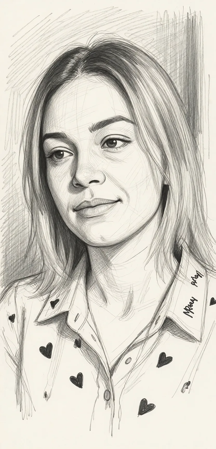 Redraw the entire picture as a hand-drawn graphite sketch on off-white paper: visible pencil strokes, cross-hatched shading, loose construction lines and no colour beyond the grey of the pencil and the tone of the paper. The background is drawn in the same style. Nothing in the frame keeps its photographic appearance. Above all, the picture must show: missionary.