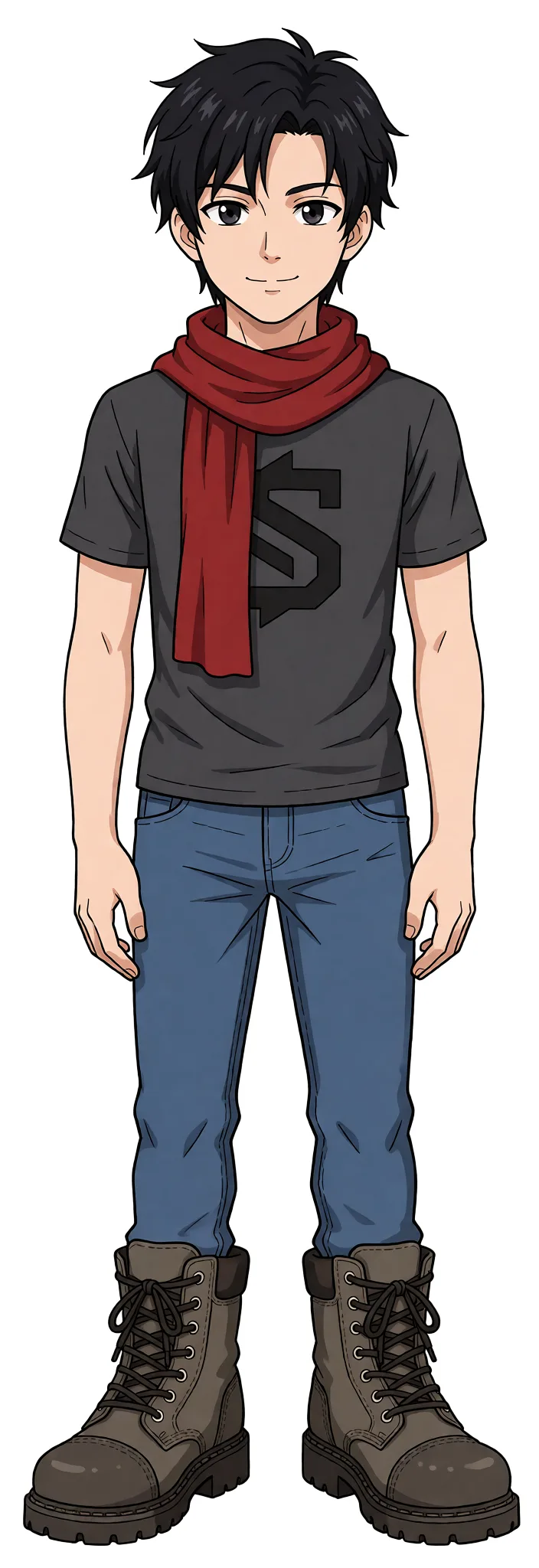 Redraw the entire picture as a hand-drawn anime illustration in flat cel-shaded anime style. It stays the same person with the same face, the same expression, the same hair and the same skin tone, and every other detail of the photograph is kept exactly as it is: nothing is added, removed, moved, uncovered or recoloured. Only the medium changes, and no part of the picture is left photographic. Above all, the picture must show: nude.