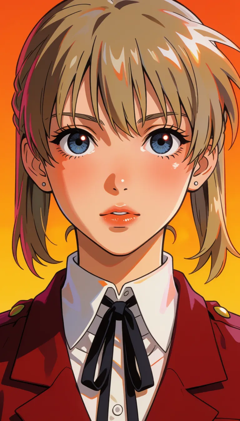 hentai anime art, Maka Albarn, futanari, micropenis, Micro Bikini,, clean lineart, smooth cel shading, glossy highlights, saturated warm colour, drawn illustration, strikingly beautiful, radiant complexion, early twenties