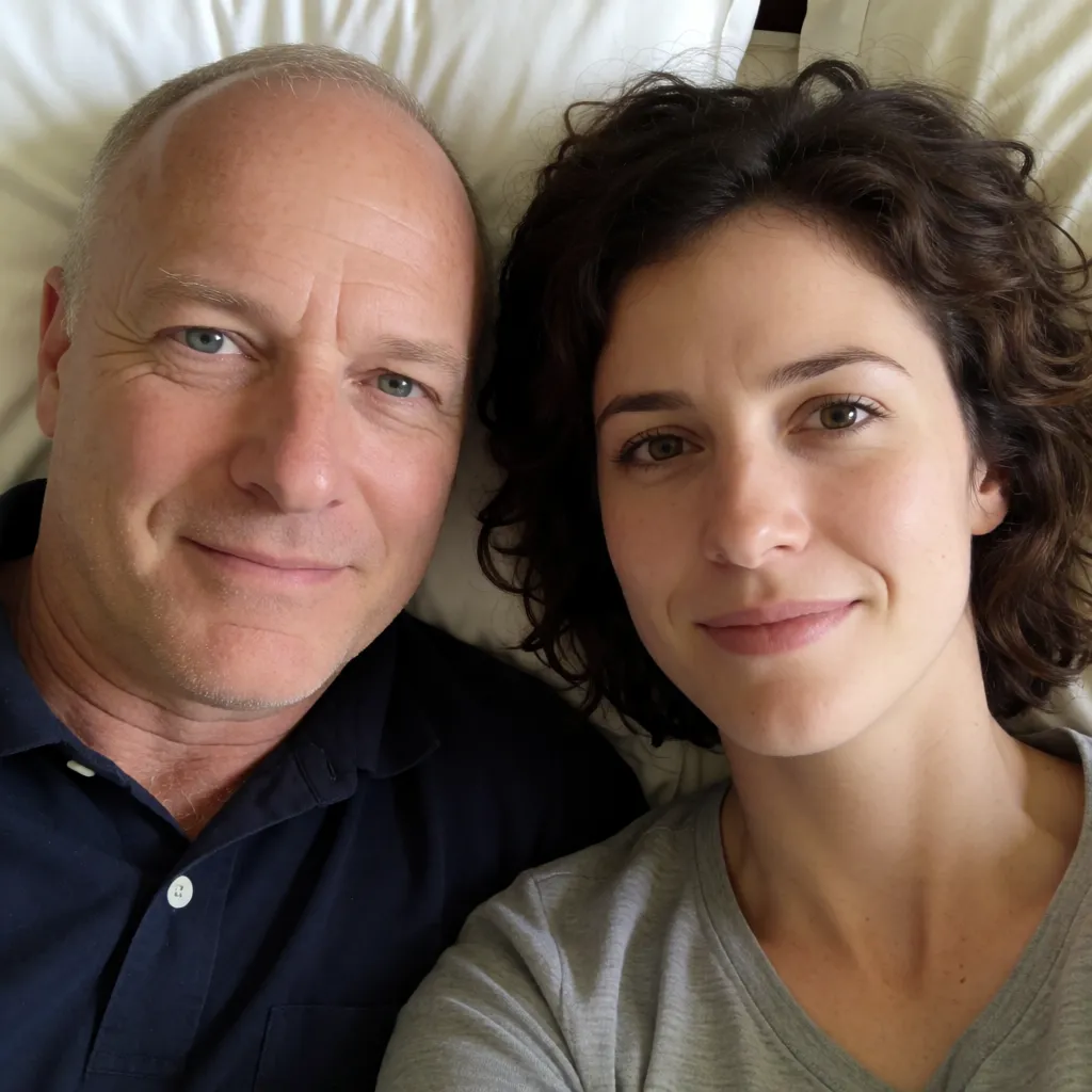 an amateur snapshot, NSFW, The Blacklist (TV series), 1 man and 1 woman, Raymond Reddington, Elizabeth Keen, man fucking woman, missionary sex, 1 man, smirking, hovering over, rough, pinning down, vaginal penetration, thrusting with motion blur, intense vaginal impact, internal ejaculation, 1 woman, flushed skin, heavy panting, peak of pleasure, on the verge of fainting, sweaty skin, flying sweat, disheveled hair, lying on back, arching back and writhing in pleasure, spreading legs, full-body spasms, bedroom, plenty of natural daylight, flat even light, casual unposed snapshot, natural everyday colour, mild noise, natural unretouched skin, strikingly beautiful, radiant complexion, early twenties