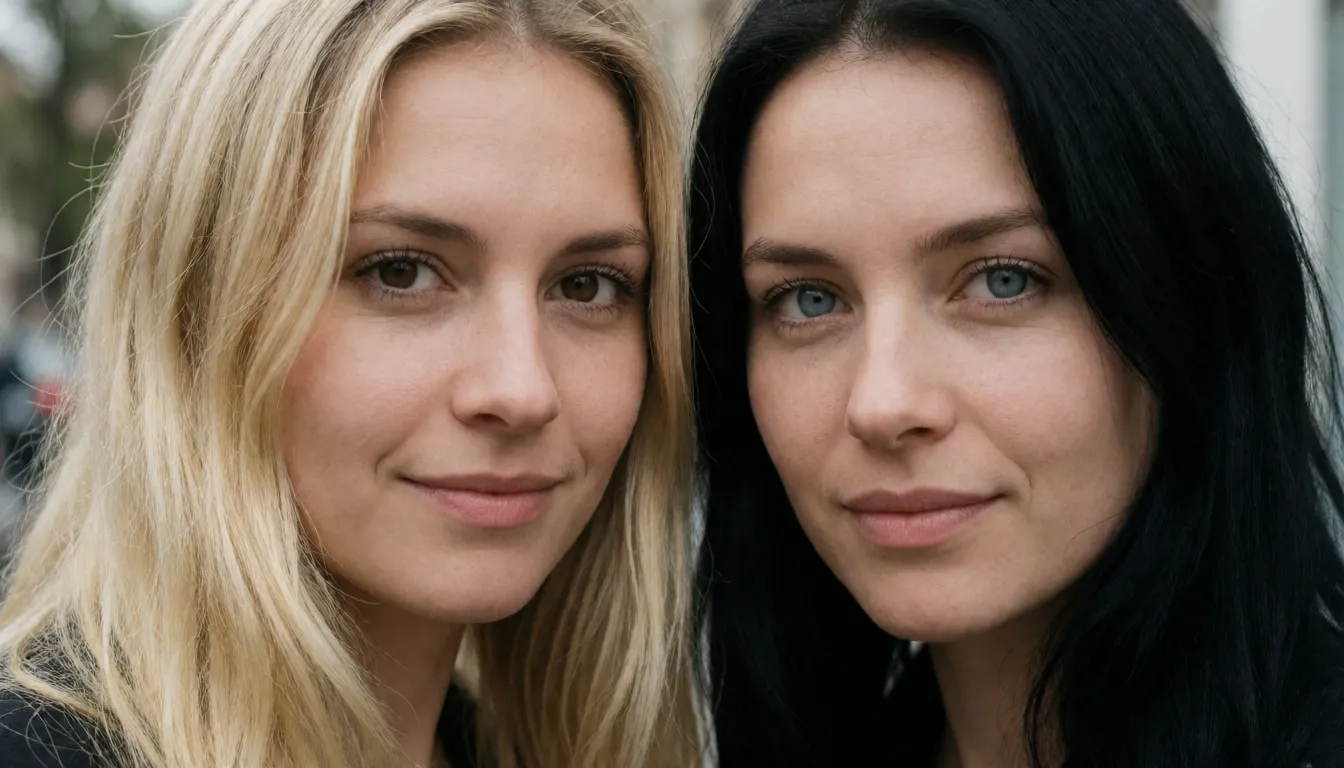 an amateur snapshot, Make 2 futanari women, one with blonde long hair and brown eyes also very pale skin also long black french fingernails and toenails, second with black hair light blue eyes and also with the same nails, looking_at_viewer , completely nude , make them show soles, cum on soles , make blonde with strict face and with blush, make black hair one with seductive_smile with teeth and blush, make their bodies very curvy, giant breasts, narrow_waist , thick_thighs , make them both futanari , make them shemales, make them futa , realistic , make them hold their penises, add more cum on penis and soles, make soles very pink , make them very very much curvy, and make their soles very large not a regular women size feet but bigger, plenty of natural daylight, flat even light, casual unposed snapshot, natural everyday colour, mild noise, natural unretouched skin, strikingly beautiful, radiant complexion, early twenties