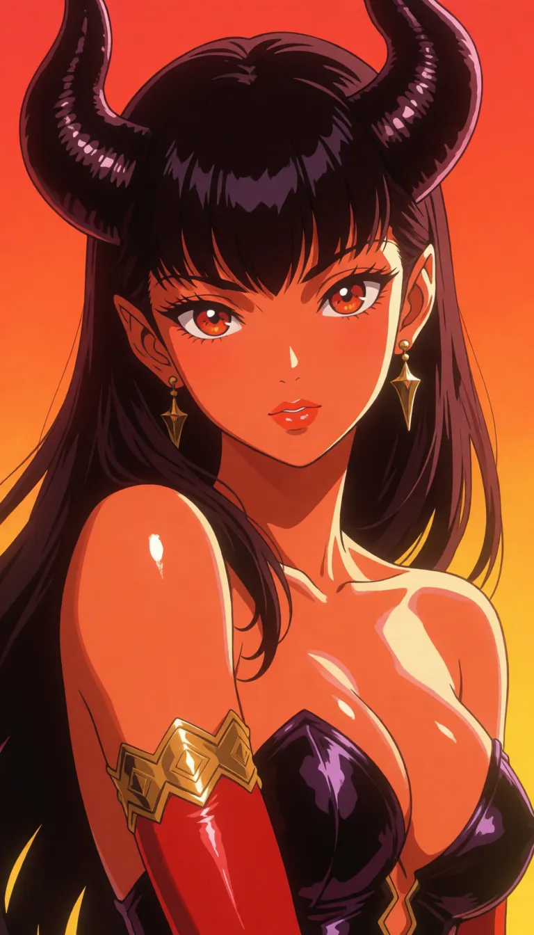 hentai anime art, masterpiece, clean art, demon woman, missionary, bare arms, anime style, feet, clean lineart, smooth cel shading, glossy highlights, saturated warm colour, drawn illustration, strikingly beautiful, radiant complexion, early twenties