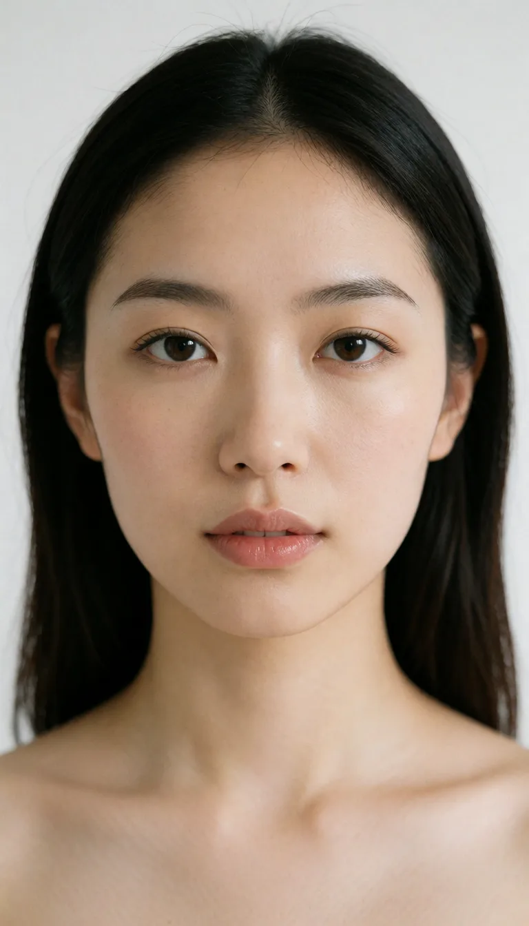 a photograph, Asian woman sex, natural colour, neutral white balance, true to life skin tone, gentle contrast, fine film grain, smooth clear skin, strikingly beautiful, radiant complexion, early twenties
