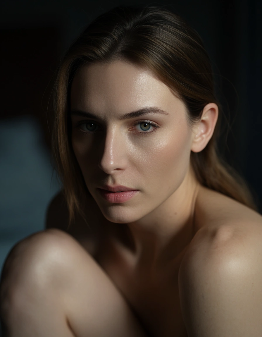 ultra HD, lifelike, three-quarter view, 1other, facesitting, feet out of frame, natural skin texture, score_9, score_8, candid photo, realistic skin texture, visible skin pores, film grain, depth of field