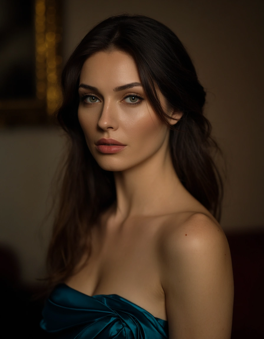 sharp focus, 8k uhd, 1other, evening gown, topless, dslr quality, score_9, score_8, candid photo, realistic skin texture, visible skin pores, film grain, depth of field