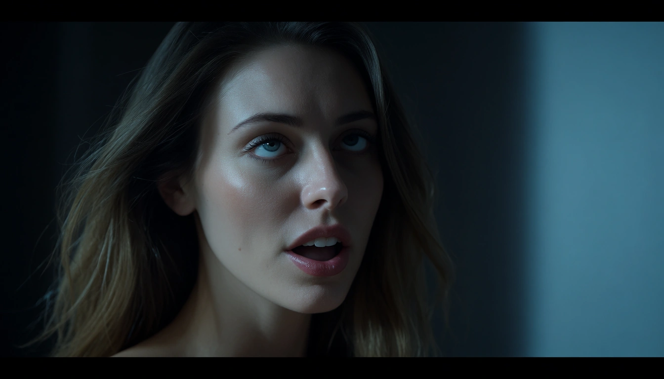 highly detailed, natural lighting, 1woman, ahegao, night, moonlight, cinematic realism, candid photo, realistic skin texture, film grain, depth of field, full_body , petite, score_9, score_8, candid photo, realistic skin texture, visible skin pores, film grain, depth of field