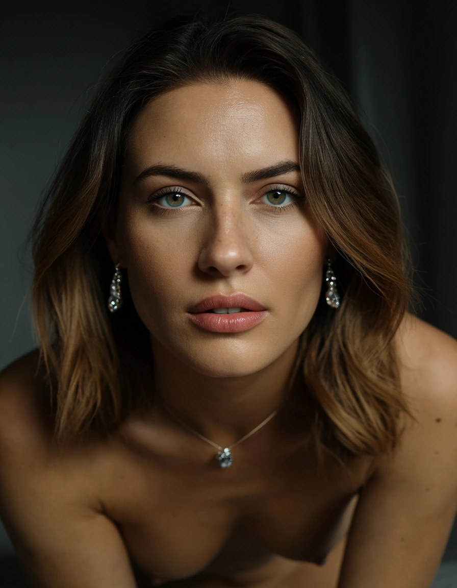 highly detailed, natural lighting, jewelry, doggy style, RAW photo, score_9, score_8, candid photo, realistic skin texture, visible skin pores, film grain, depth of field