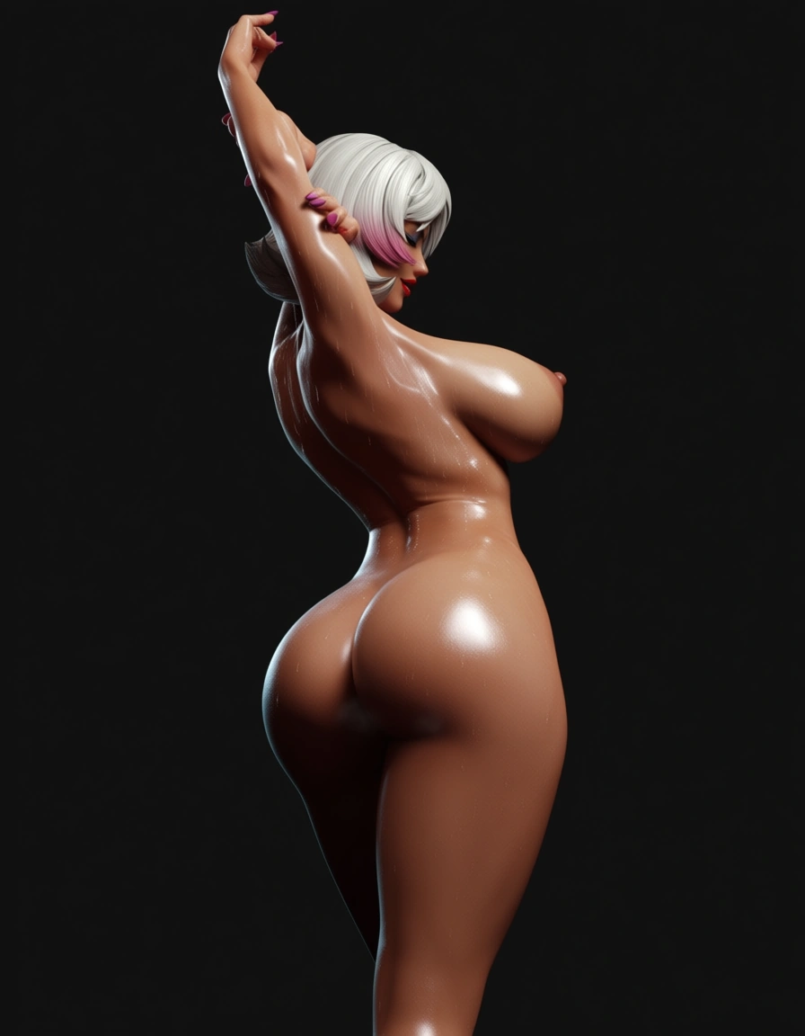 best quality, polished, milf, #3girls shortstack huge_breasts #hyperfem femme_fatale huge_ass #pawg plump wide_hips pawg pale_skin armpits jiggle body_odor steaming_body nude shiny_skin makeup lipstick sultry singing musical_note jazz dancing jazzy,, sweat_fetish goon_fuel,, score_9, score_8, 3d render, octane render, subsurface scattering, ray tracing, smooth shading