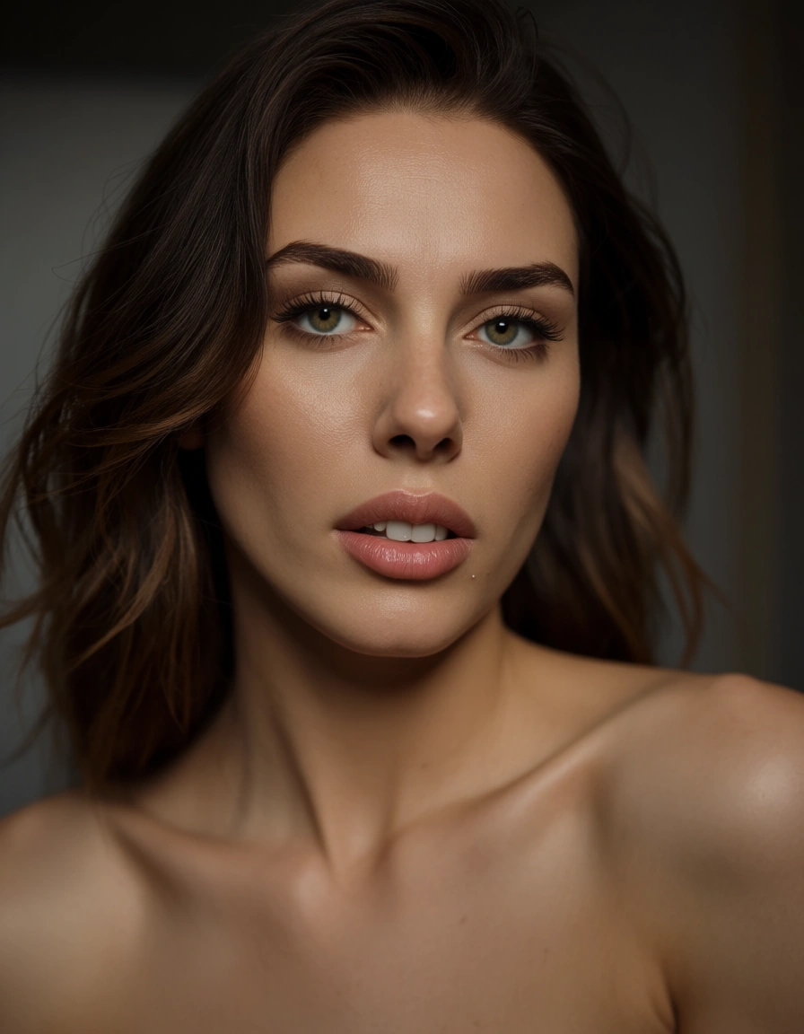 trans woman with dick exposed, score_9, score_8, candid photo, realistic skin texture, visible skin pores, film grain, depth of field