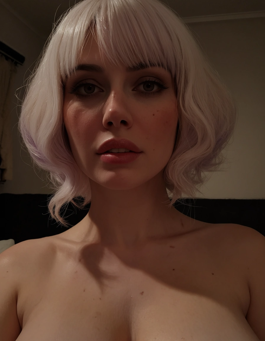 Schwanz lutschen, score_9, score_8, amateur photo, phone snapshot, realistic skin texture, skin blemishes, soft indoor lighting
