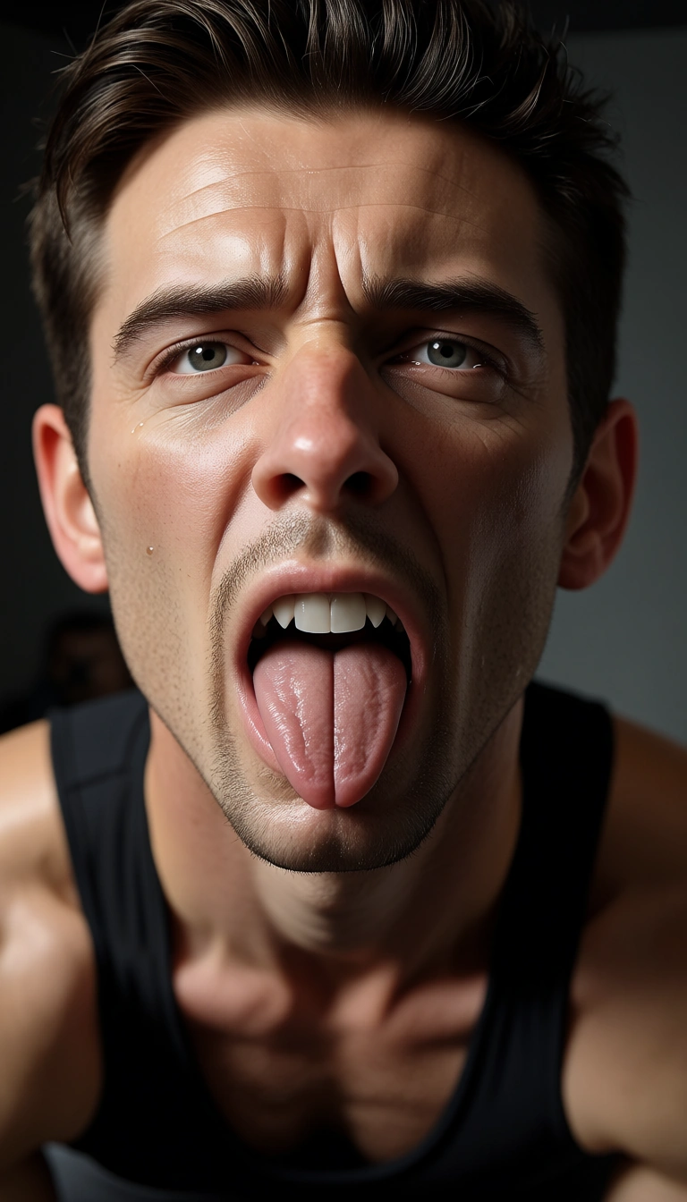 facefuck, dick deep down throat, tearing_up