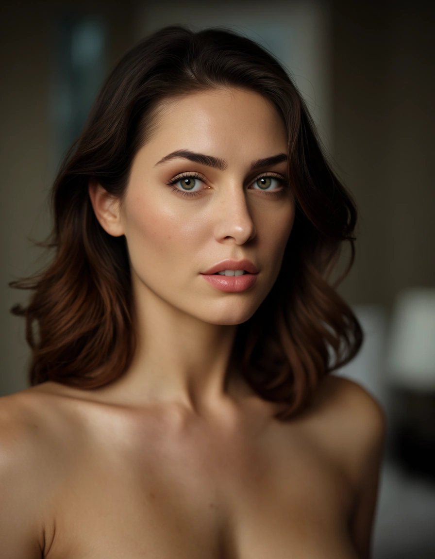 highly detailed nude indian fair skinned girl, score_9, score_8, candid photo, realistic skin texture, visible skin pores, film grain, depth of field