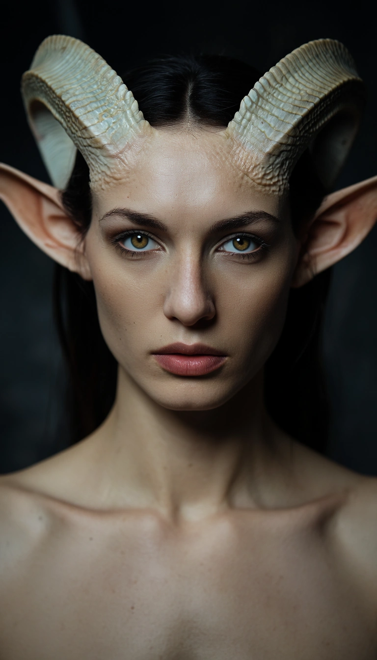RAW photo, ultra realistic, 1other, horns, creampie, cinematic realism, score_9, score_8, candid photo, realistic skin texture, visible skin pores, film grain, depth of field