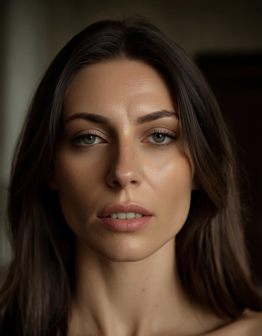 Eine nackte Blinde Hausfrau liegt auf dem Bauch und wird von einem harten schwarzen Schwant in den Arsch gefickt, score_9, score_8, candid photo, realistic skin texture, visible skin pores, film grain, depth of field