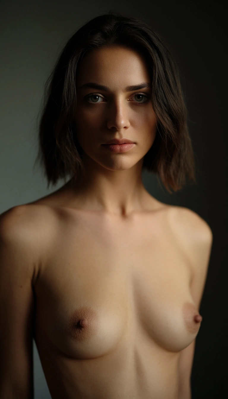 studio quality, sharp focus, flat nude