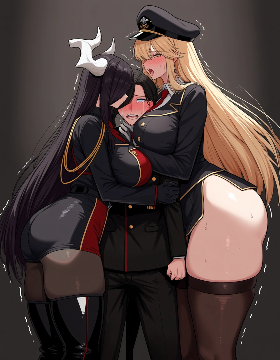 blonde otoko no ko commander_(azur_lane) gets his asshole fucked by tall futanari friedrich der grosse while his girlfriend enterprise_(azur_lane) watches crying
/masterpiece absurdres /ultra_detailed /best_lighting /sharp_focus 1boy 2girls multiple_girls
commander_(azur_lane) otoko_no_ko otoko_no_ko_commander_(azur_lane) femboy_commander_(azur_lane) blonde_hair blonde_haired_male blone_haired_otoko_no_ko commander_(azur_lane)_with_black_hair short_haired_male short_haired_commander_(azur_lane) commander_(azur_lane)_with_short_hair blue_eyes blue_eyed_male blue_eyed_commander_(azur_lane) commander_(azur_lane)_with_blue_eyes peaked_cap peaked_cap_on_male tearing_up otoko_no_ko_tearing_up full-face_blush blushing_male commander_(azur_lane)_blushing moaning commander_(azur_lane)_moaning
friedrich_der_grosse_(azur_lane) black_haired_female friedrich_der_grosse_(azur_lane)_with_black_hair yellow_eyed_female friedrich_der_grosse_(azur_lane)_with_yellow_eyes black_pupils absurdly_long_hair friedrich_der_grosse_(azur_lane)_with_absurdly_long_hair huge_breasts _breasts huge_ass thick_thighs horns tall_girl size_difference taller_female evil_smile seductive_smile crazy_eyes crazy_eyed_female friedrich_der_grosse_(azur_lane)_smiling tall_girl size_difference
enterprise_(azur_lane) grey_hair enterprise_(azur_lane)_with_grey_hair white_uniform purple_eyed_female enterprise_(azur_lane)_with_purple_eyes long_hair clothed_enterprise_(azur_lane) background_character clothed_background_character female_in_background enterprise_(azur_lane)_in_background wide-eyed crying enterprise_(azur_lane)_crying crying_with_eyes_open peaked_cap
futanari futanari_friedrich_der_grosse_(azur_lane) futa_with_male futa_with_femboy futa_with_otoko_no_ko friedrich_der_grosse_(azur_lane)_with_commander_(azur_lane) futa_penetrating_male futa_penetrating_otoko_no_ko friedrich_der_grosse_(azur_lane)_penetrating_commander_(azur_lane) male_penetrated otoko_no_ko_penetrated commander_(azur_lane)_penetrated
male_focus otoko_no_ko_focus commander_(azur_lane)_focus nude_male doggystyle all_fours male_on_all_fours commander_(azur_lane)_in_all_fours clenched_teeth clenched_hands rolling_eyes full_body male_full_body femdom assertive_female assertive_friedrich_der_grosse_(azur_lane) submissive_male submissive_otoko_no_ko submissive_commander_(azur_lane)
netorare cuckhold cheating watching_sex female_watching_sex enterprise_(azur_lane)_watching_sex cuckquean female_cuckhold cuckquean_enterprise_(azur_lane) crying female_crying background_character_crying enterprise_(azur_lane)_crying, hentai_studio_quality