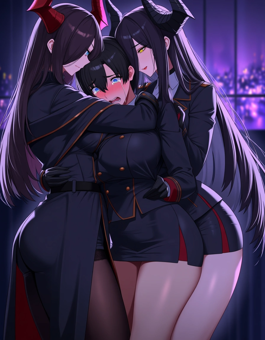 otoko no ko commander_(azur_lane) gets fucked by tall futanari friedrich der grosse while his girlfriend enterprise_(azur_lane) watches crying

/masterpiece absurdres /ultra_detailed /best_lighting /sharp_focus 1boy 2girls multiple_girls 

commander_(azur_lane) otoko_no_ko otoko_no_ko_commander_(azur_lane) femboy_commander_(azur_lane) black_hair black_haired_male black_haired_otoko_no_ko commander_(azur_lane)_with_black_hair short_haired_male short_haired_commander_(azur_lane) commander_(azur_lane)_with_short_hair blue_eyes blue_eyed_male blue_eyed_commander_(azur_lane) commander_(azur_lane)_with_blue_eyes peaked_cap peaked_cap_on_male tearing_up otoko_no_ko_tearing_up blushing_male commander_(azur_lane)_blushing moaning commander_(azur_lane)_moaning

friedrich_der_grosse_(azur_lane) black_haired_female friedrich_der_grosse_(azur_lane)_with_black_hair yellow_eyed_female friedrich_der_grosse_(azur_lane)_with_yellow_eyes black_pupils absurdly_long_hair friedrich_der_grosse_(azur_lane)_with_absurdly_long_hair huge_breasts _breasts huge_ass thick_thighs horns tall_girl size_difference taller_female evil_smile seductive_smile crazy_eyes crazy_eyed_female friedrich_der_grosse_(azur_lane)_smiling tall_girl size_difference 

enterprise_(azur_lane) grey_hair enterprise_(azur_lane)_with_grey_hair white_uniform purple_eyed_female enterprise_(azur_lane)_with_purple_eyes long_hair clothed_enterprise_(azur_lane) background_character clothed_background_character female_in_background enterprise_(azur_lane)_in_background wide-eyed crying enterprise_(azur_lane)_crying crying_with_eyes_open peaked_cap 

futanari futanari_friedrich_der_grosse_(azur_lane) futa_with_male futa_with_femboy futa_with_otoko_no_ko friedrich_der_grosse_(azur_lane)_with_commander_(azur_lane) futa_penetrating_male futa_penetrating_otoko_no_ko friedrich_der_grosse_(azur_lane)_penetrating_commander_(azur_lane) male_penetrated otoko_no_ko_penetrated commander_(azur_lane)_penetrated

male_focus otoko_no_ko_focus commander_(azur_lane)_focus nude_male doggystyle all_fours male_on_all_fours commander_(azur_lane)_in_all_fours clenched_teeth clenched_hands rolling_eyes full_body male_full_body femdom assertive_female assertive_friedrich_der_grosse_(azur_lane) submissive_male submissive_otoko_no_ko submissive_commander_(azur_lane)

netorare cuckhold cheating watching_sex female_watching_sex enterprise_(azur_lane)_watching_sex cuckquean female_cuckhold cuckquean_enterprise_(azur_lane) crying female_crying background_character_crying enterprise_(azur_lane)_crying, hentai_studio_quality